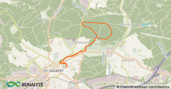 Laufen (Tempodauerlauf): 00:50:19h – 9,02 km